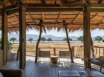 Nyamatusi Mahogany: Blick aus der Lounge