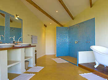 Pumulani Lodge: Gästebad