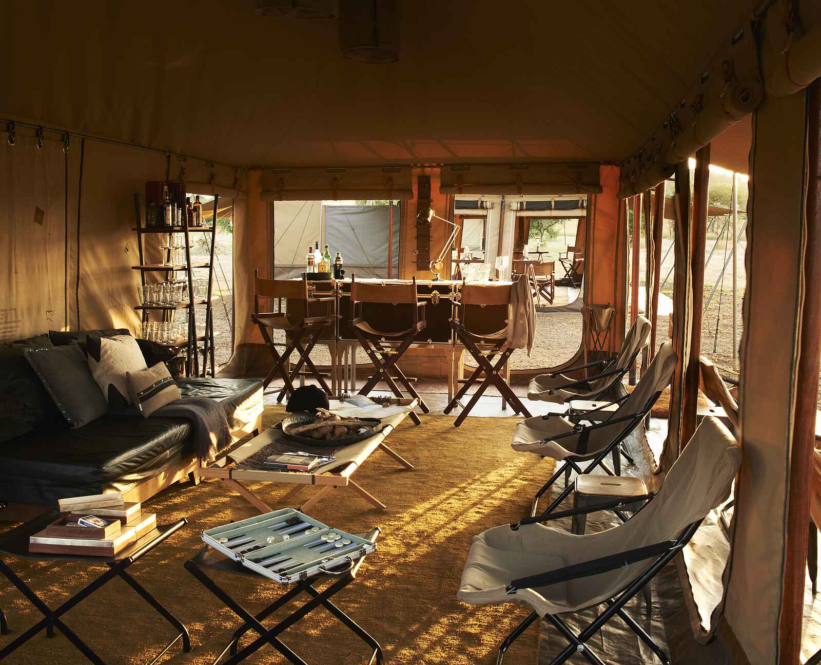 Singita Explore Mobile Tented Camp: Main Area Singita Explore Mobile Tented Camp: Main Area
