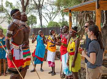 Soroi Samburu Lodge: Besuch einer Samburu Gemeinschaft