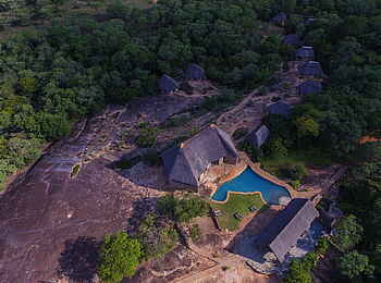 Matobo Hills Lodge: Lodge auf Felsplateau Matobo Hills Lodge: Lodge auf Felsplateau