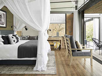 Sanctuary Olonana Geoffrey Kent Suite: Schlafzimmer