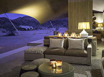 Hoanib Skeleton Coast Camp: Sitzbereich Hoanib Skeleton Coast Camp: Sitzbereich