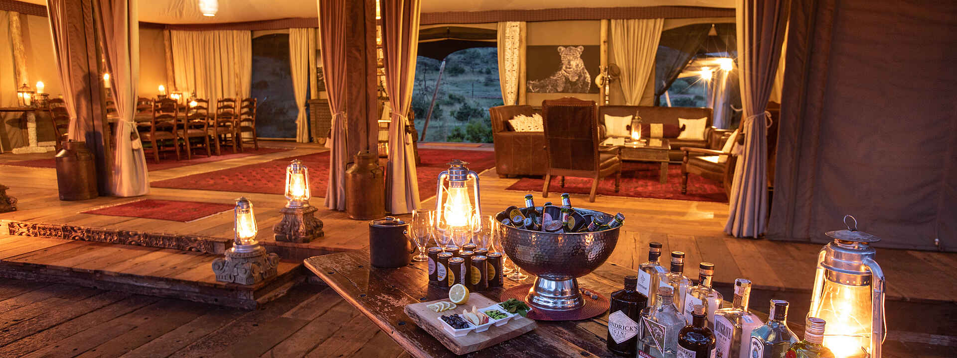 Mara Nyika Camp: die Bar