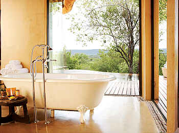 Molori Safari Lodge: Badezimmer der Lesedi Premier Suite