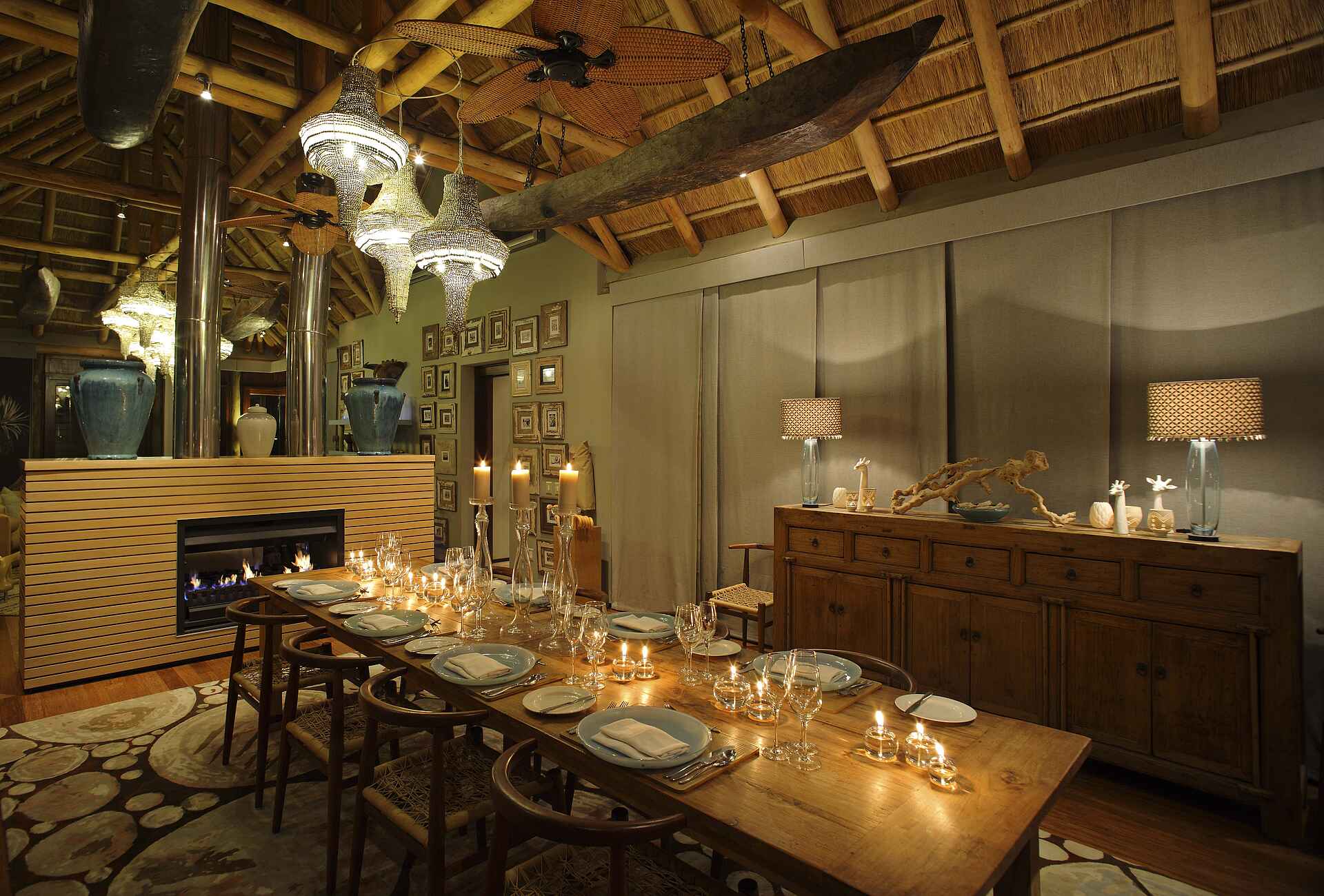 Phinda Homestead, Esszimmer, Unterkunft