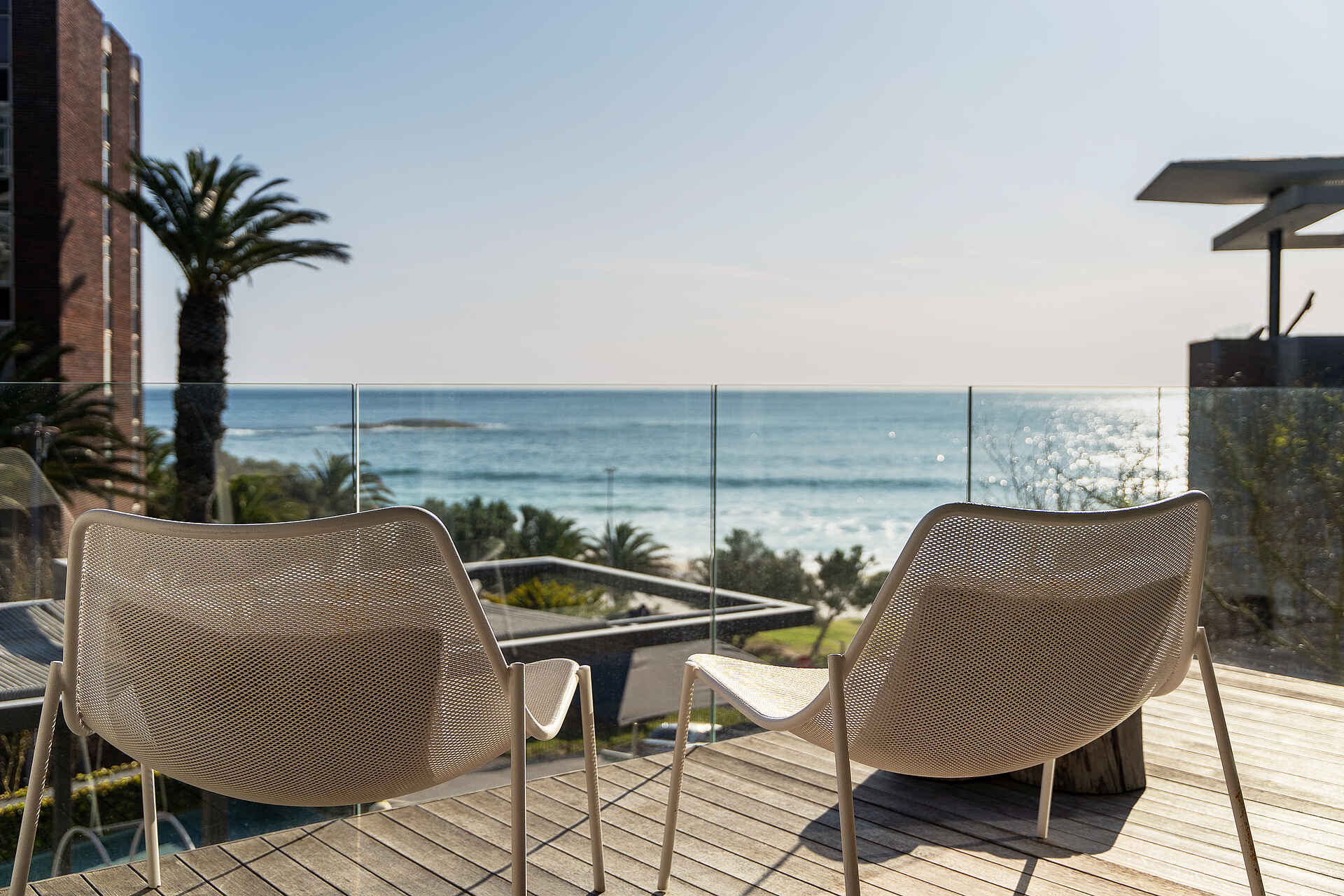 POD Camps Bay Boutique Hotel: Deluxe Suite Balkon POD Camps Bay Boutique Hotel: Deluxe Suite Balkon