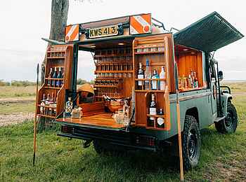 Soroi Private Wing Camp: Bar für Sundowner