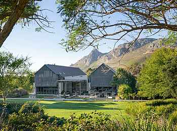 Steenberg Hotel: Restaurant von außen Steenberg Hotel: Restaurant von außen