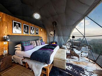 The Highlands Camp: Double Tent Bett