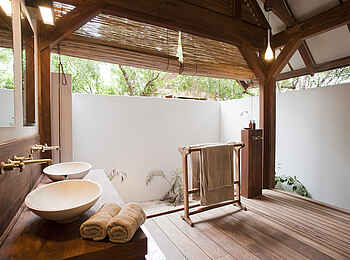 Vamizi Island: Begehbare Dusche in Kipila Villa