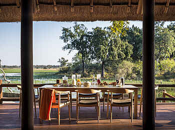 Sanctuary Chief's Camp: Frühstückstisch