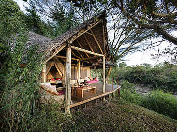 Basecamp Masai Mara: Ein River View Zelt Basecamp Masai Mara: Ein River View Zelt