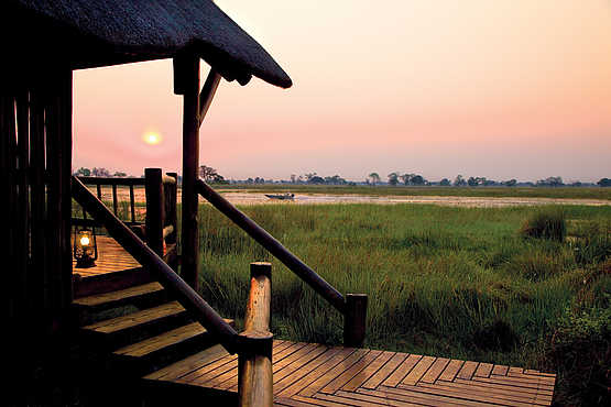 Belmond Eagle Island Lodge: Abendstimmung Belmond Eagle Island Lodge: Abendstimmung