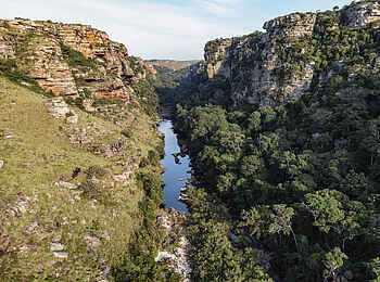 GweGwe Beach Lodge: Beeindruckende Landschaft
