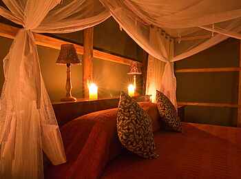 Ishasha Wilderness Camp: Doppelbett Ishasha Wilderness Camp: Doppelbett