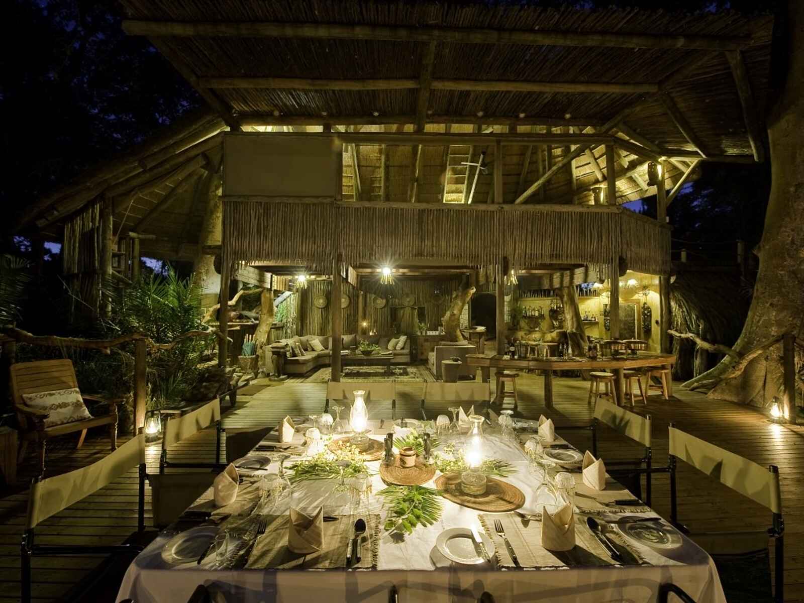 Jacana Camp: Festliches Dinner Jacana Camp: Festliches Dinner