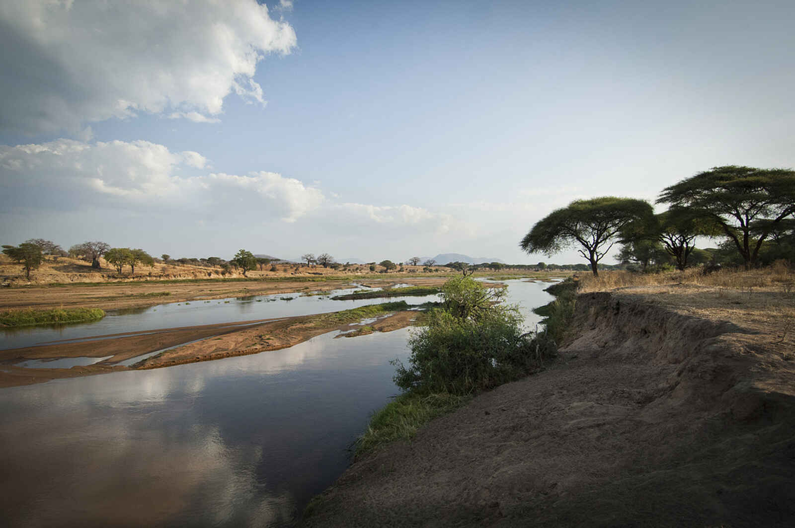 Kigelia Camp: Flusslandschaft Kigelia Camp: Flusslandschaft