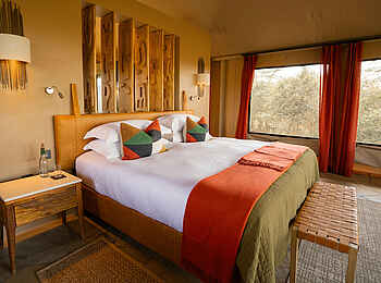 Naboisho Camp: Guest Tent Doppelbett