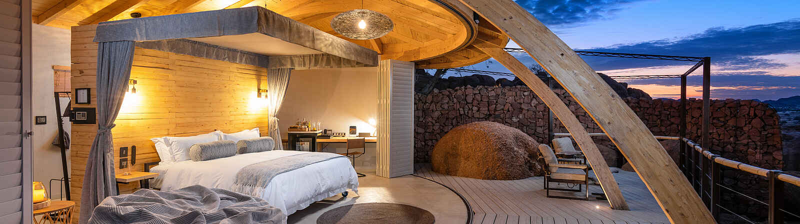 Onduli Ridge Camp: Schlafzimmer mit Veranda Onduli Ridge Camp: Schlafzimmer mit Veranda