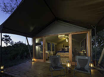 Pelo Camp: Gästezelt mit privatem Deck Pelo Camp: Gästezelt mit privatem Deck