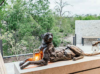 Cheetah Plains Karula House: Allgegenwärtige Kunst Cheetah Plains Karula House: Allgegenwärtige Kunst