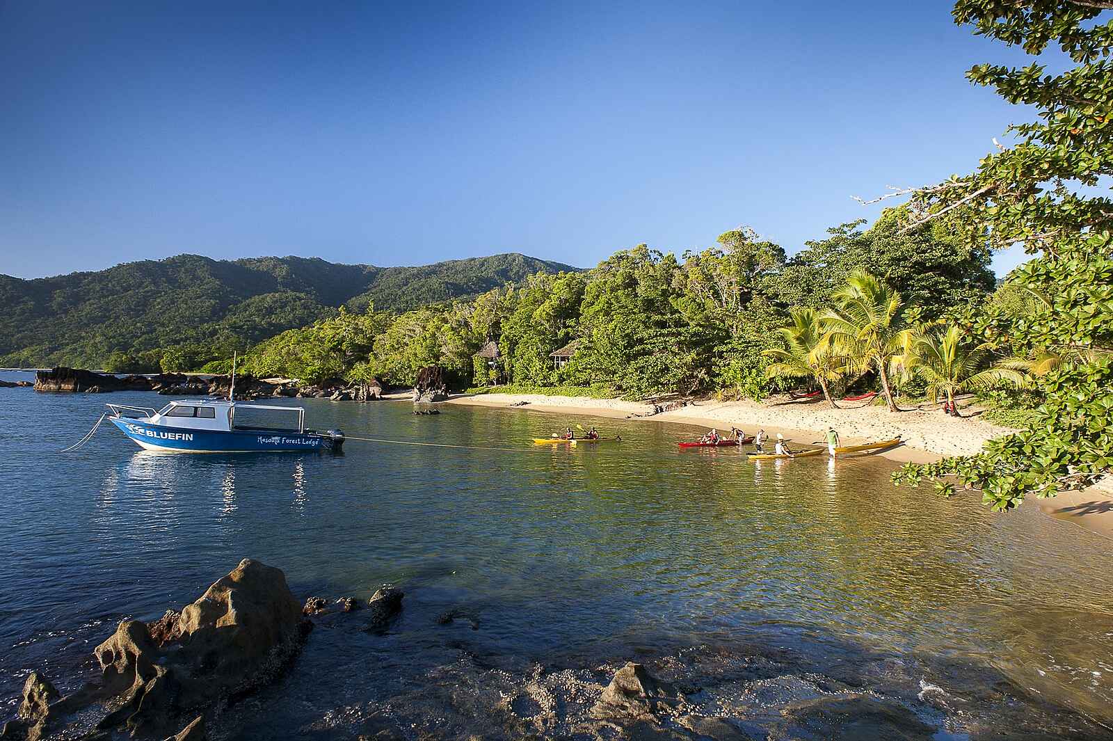 Masoala Forest Lodge: Boot auf dem Wasser Masoala Forest Lodge: Boot auf dem Wasser