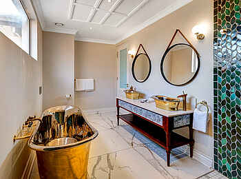 Palm River Hotel: Bad in der Honeymoon Suite Palm River Hotel: Bad in der Honeymoon Suite