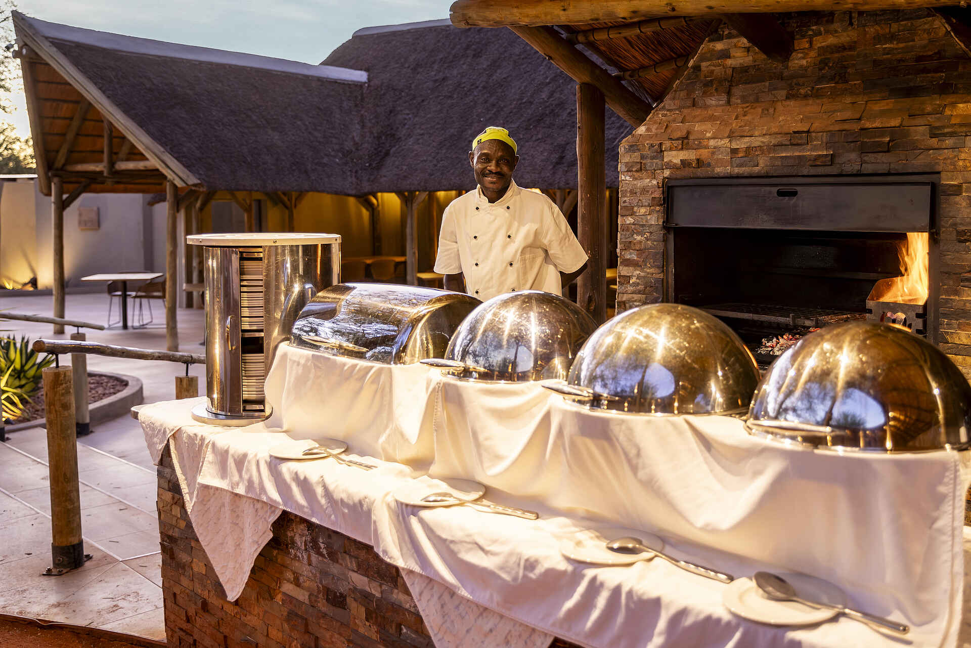 Bagatelle Kalahari Game Ranch: Dinner