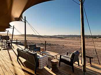 Hoanib Elephant Camp: Innenbereich der Aussichtsterrasse