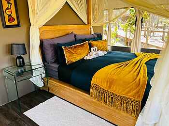 Khwai Expeditions Camp: Doppelbett Khwai Expeditions Camp: Doppelbett