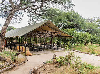 Mababe Tented Camp: Speisebereich
