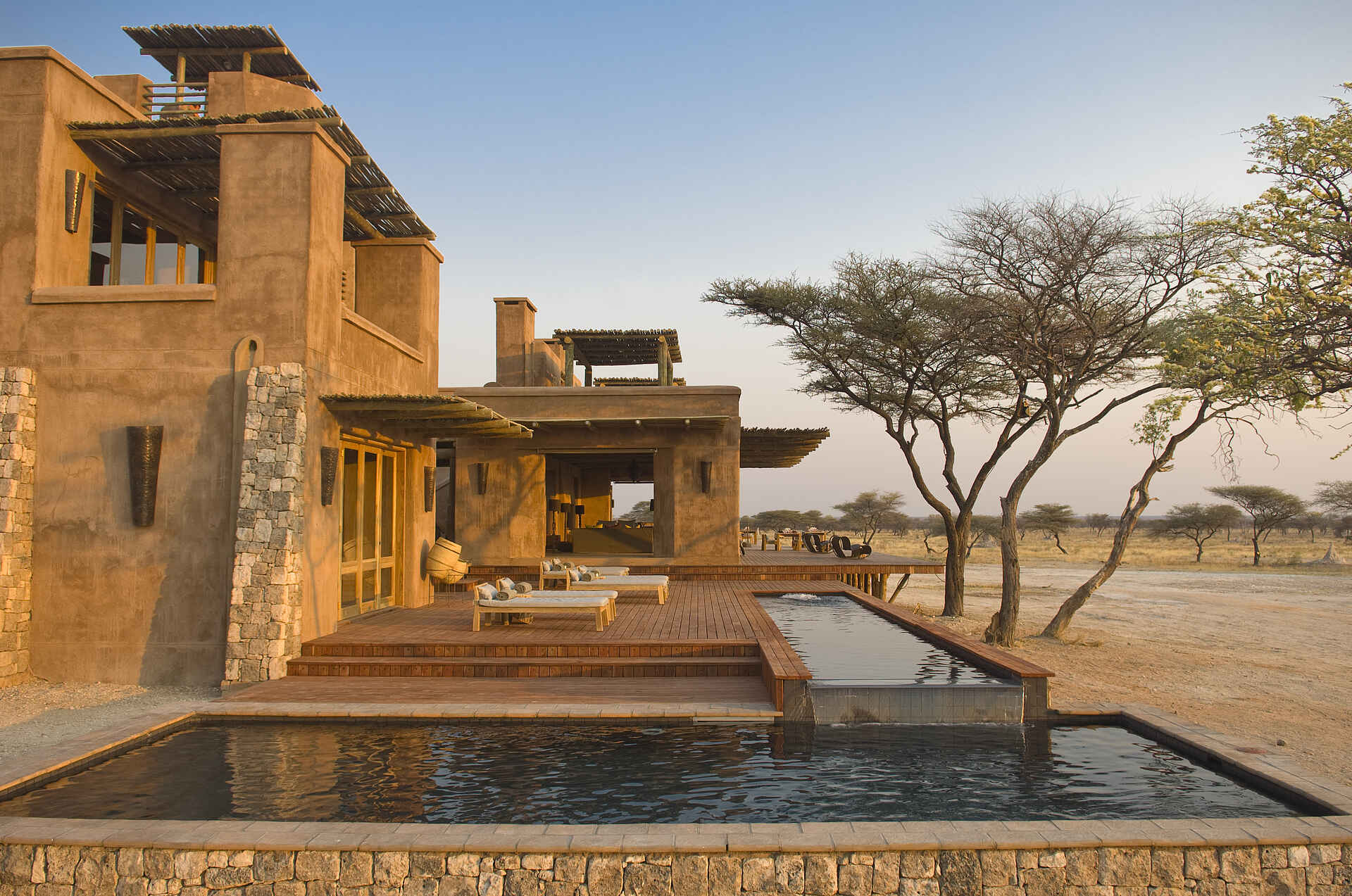 Onguma The Fort: Blick auf das Hauptgebäude