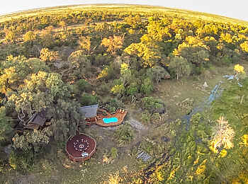 Rra Dinare Camp: Luftbild