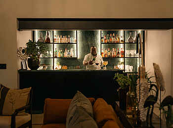 Simbambili Game Lodge: Die Bar