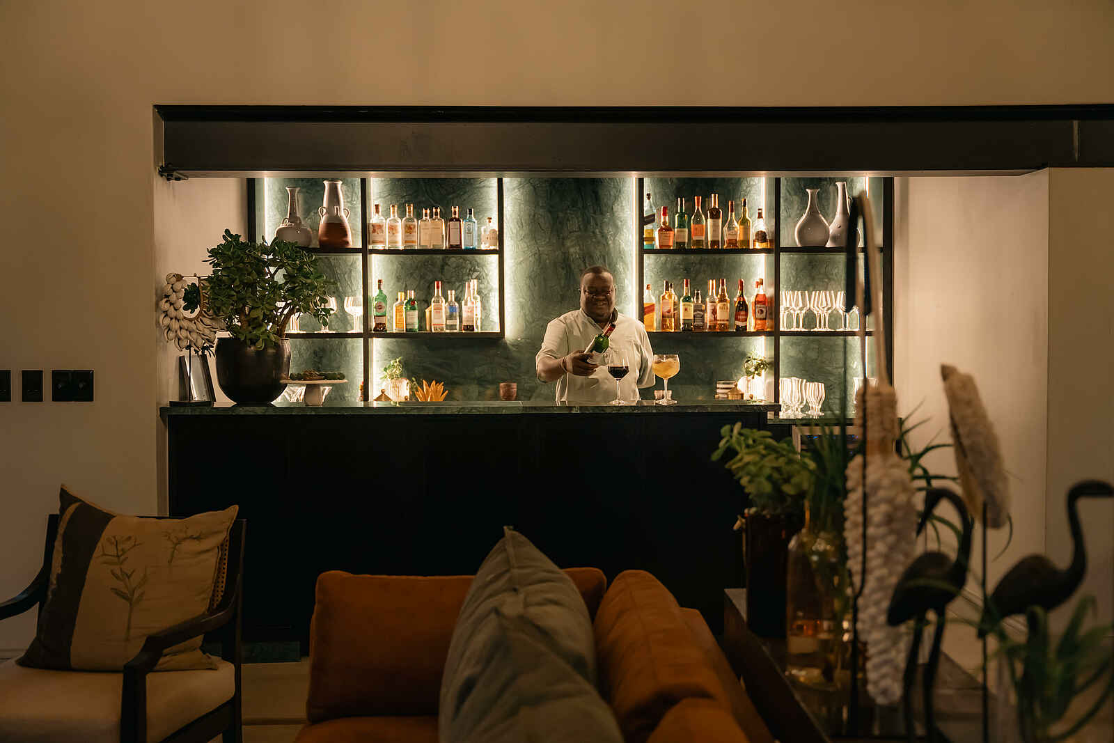 Simbambili Game Lodge: Die Bar Simbambili Game Lodge: Die Bar