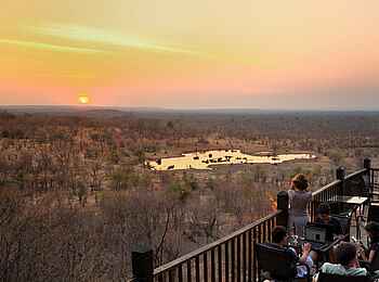 Victoria Falls Safari Lodge: Sonnenuntergang