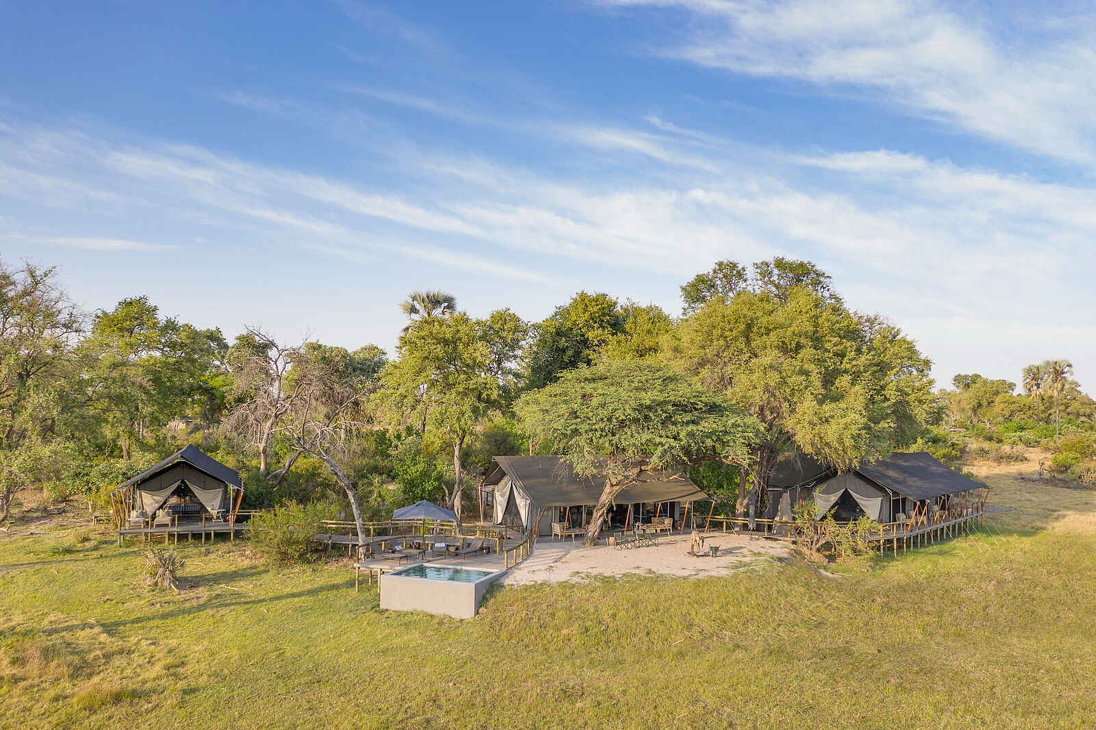 Gomoti Private Camp: Landschaft Gomoti Private Camp: Landschaft