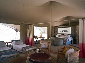 Hoanib Valley Camp: Familienzelt Hoanib Valley Camp: Familienzelt