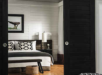 One and Only Nyungwe House: Blick ins Schlafzimmer One and Only Nyungwe House: Blick ins Schlafzimmer