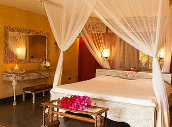 Alfajiri Villas: Schlafzimmer mit Doppelbett