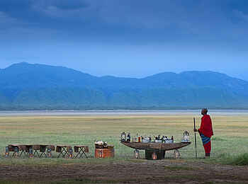 andBeyond Lake Manyara Tree Lodge: Sundowner