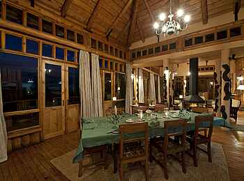 Chelinda Lodge: Essbereich