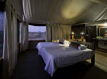 Davison's Camp: Zweiter Raum des Familienzeltes Davison's Camp: Zweiter Raum des Familienzeltes