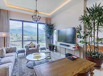 Gran Melia Arusha: Wohnzimmer der Presidential Suite