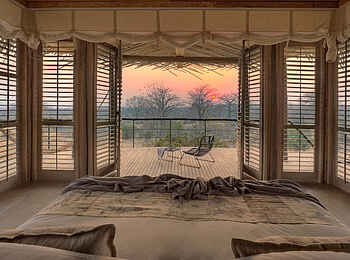 Jabali Ridge Camp: Sonnenaufgang