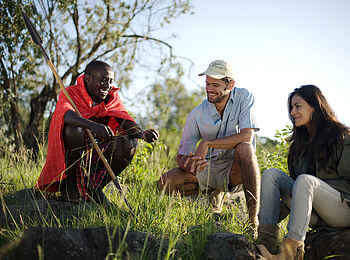 Kicheche Mara Camp: Pause während einer Safari Kicheche Mara Camp: Pause während einer Safari