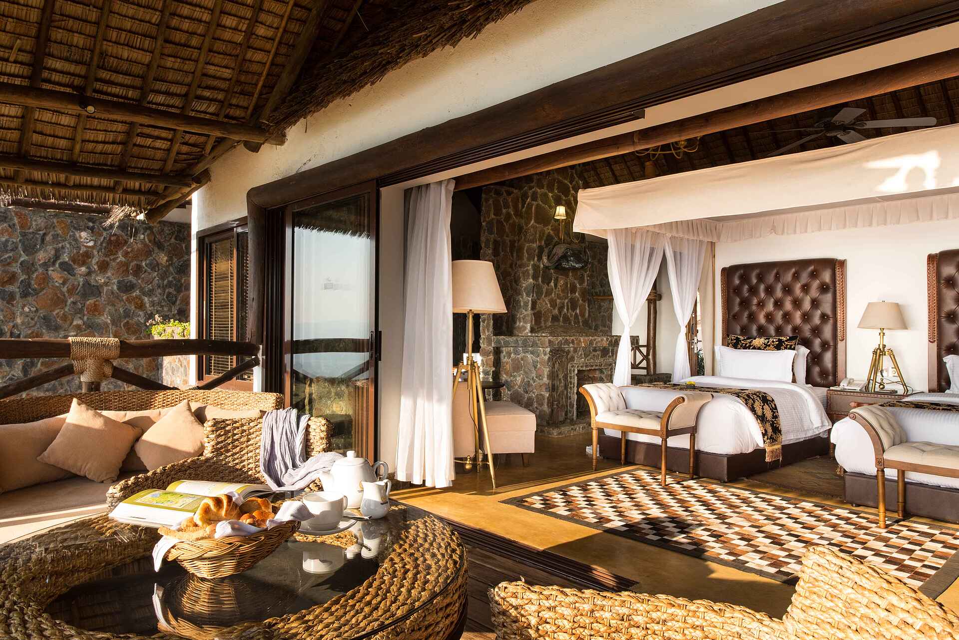 Lake Manyara Kilimamoja Lodge: Blick in die Presidential Suite