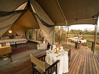 Little Machaba Camp: Luxury Family Tent Massage 