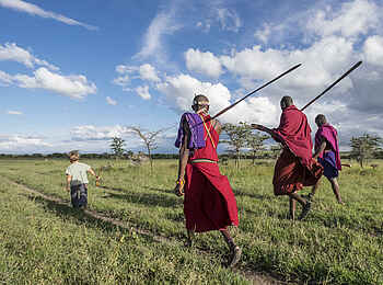 Porini Rhino Camp: Zu Fuß unterwegs
